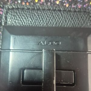 Aldo Black Leather Handbag Clasp